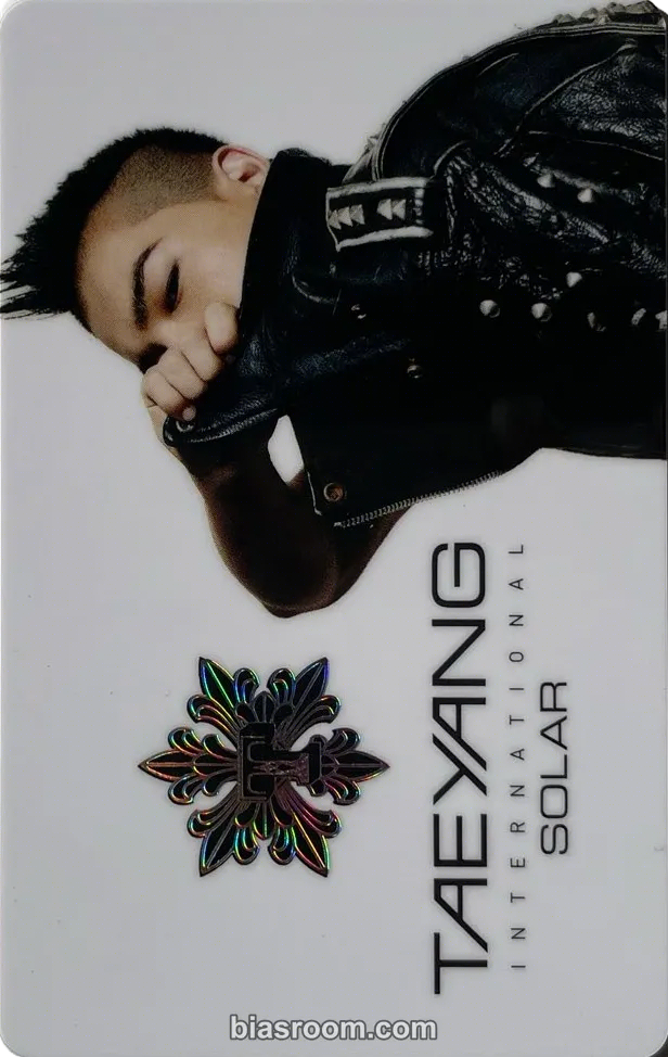 BIGBANG - Taeyang - Solar (Taeyang Solo) Album album inclusion album photocard international version