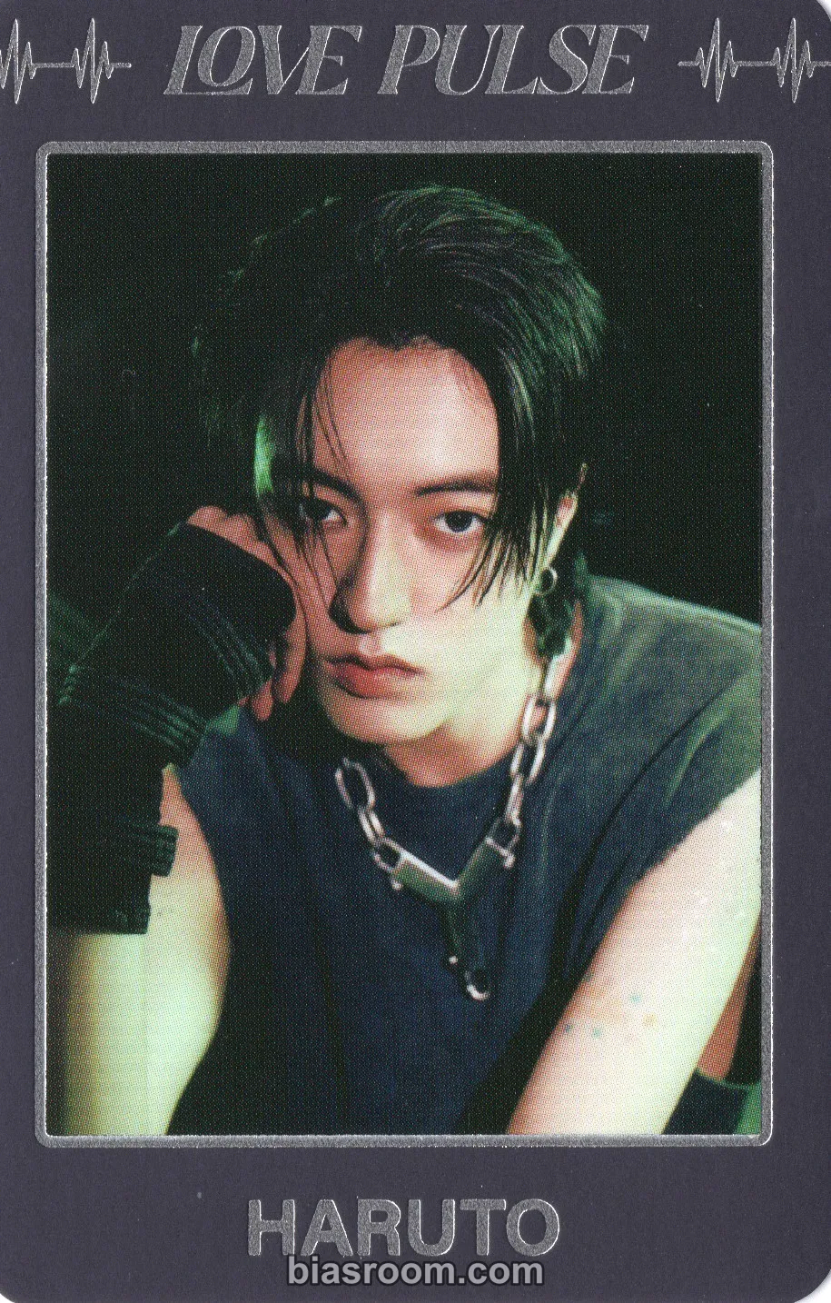 TREASURE - Haruto - LOVE PULSE Album trading card D version