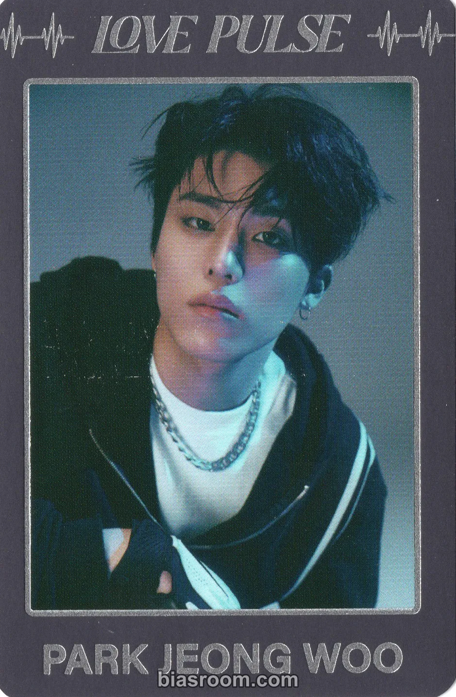 TREASURE - Park Jeongwoo - LOVE PULSE Album trading card D version