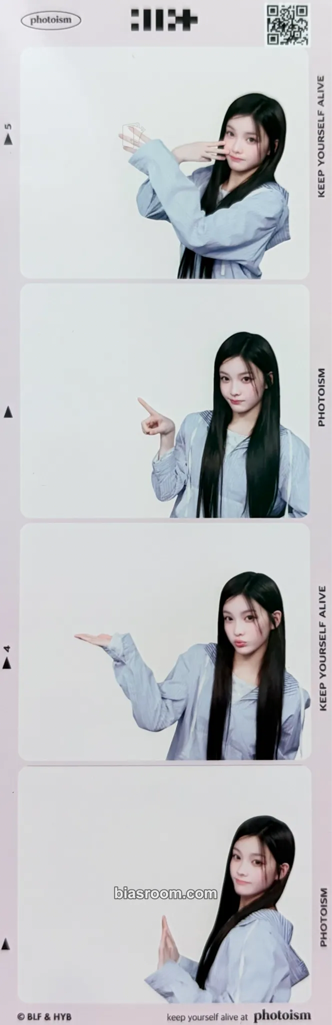 ILLIT PHOTOISM フォトイズム イロハ サイン入り IROHA Iroha Photocards (ILLIT) | Bias Room
