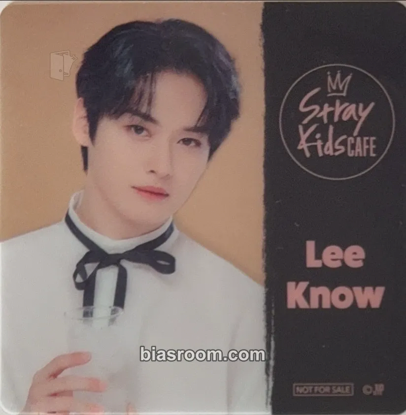 Stray Kids - Lee Know - Stray Kids Cafe Event translucent coaster purchase benefit
