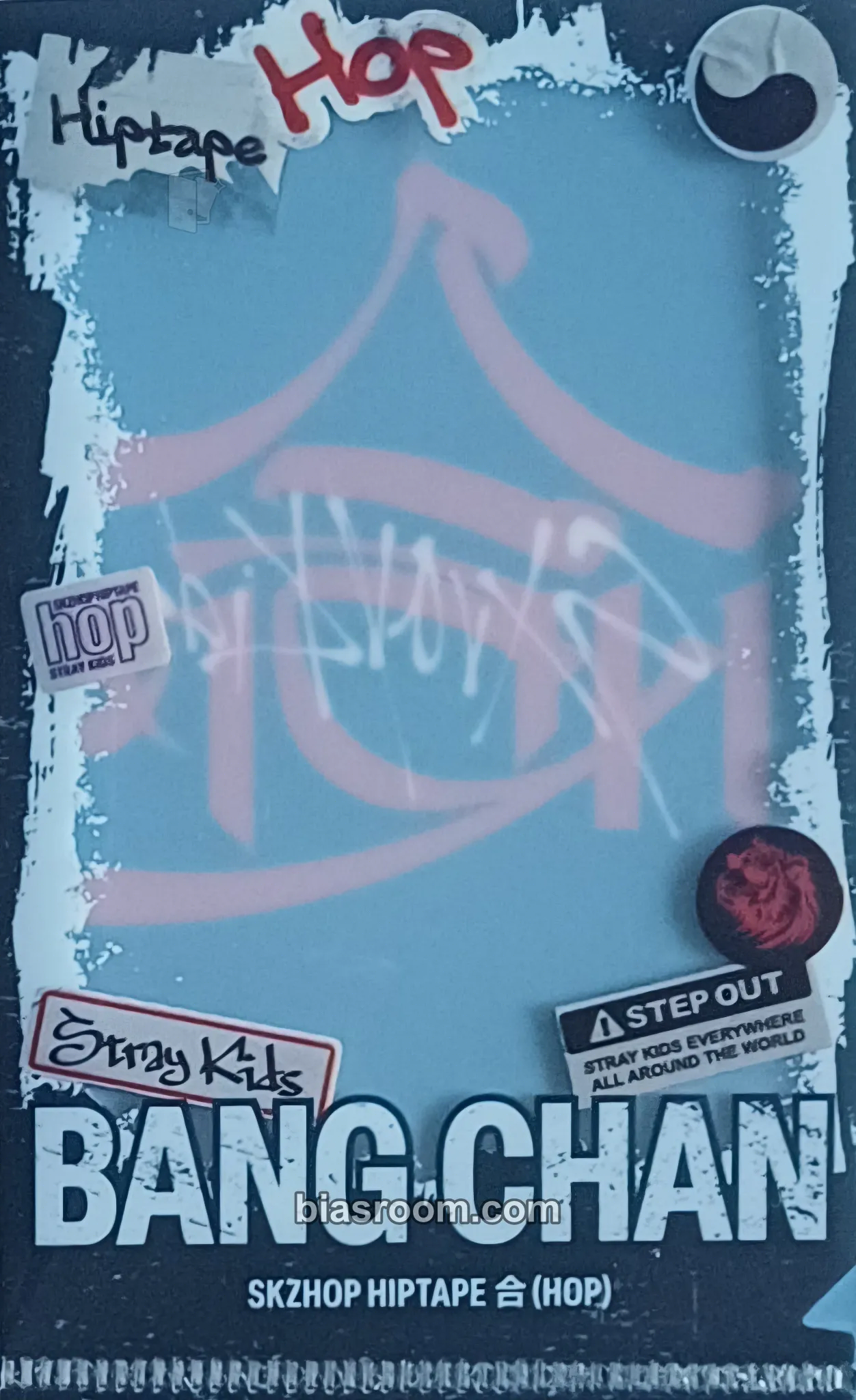 Stray Kids - Bang Chan - HOP Album L holder nemoz shop pob (pre-order benefit) translucent
