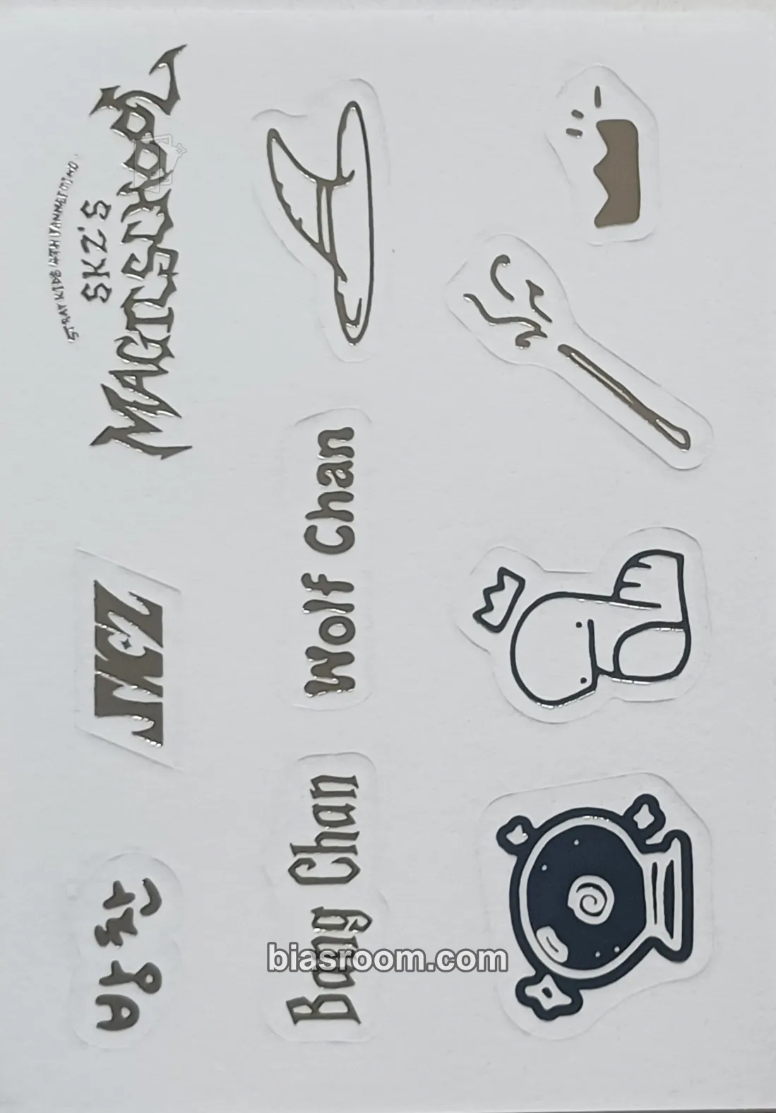 Stray Kids - Bang Chan - 4th Fanmeeting - SKZ's Magic School Event photo deco set deco sticker kit sticker sheet